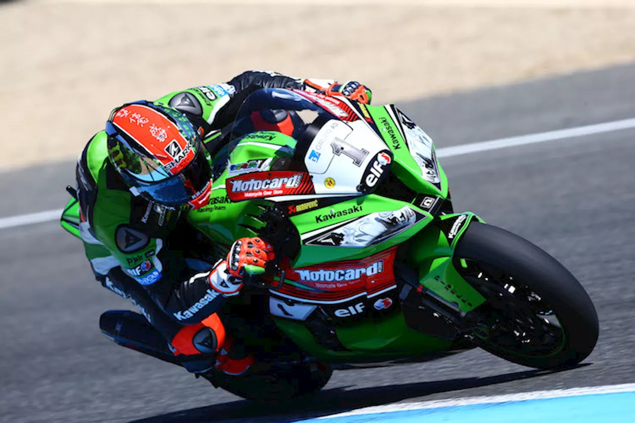 Kawasaki-Star Tom Sykes bei Shop-Eröffnung in Holland