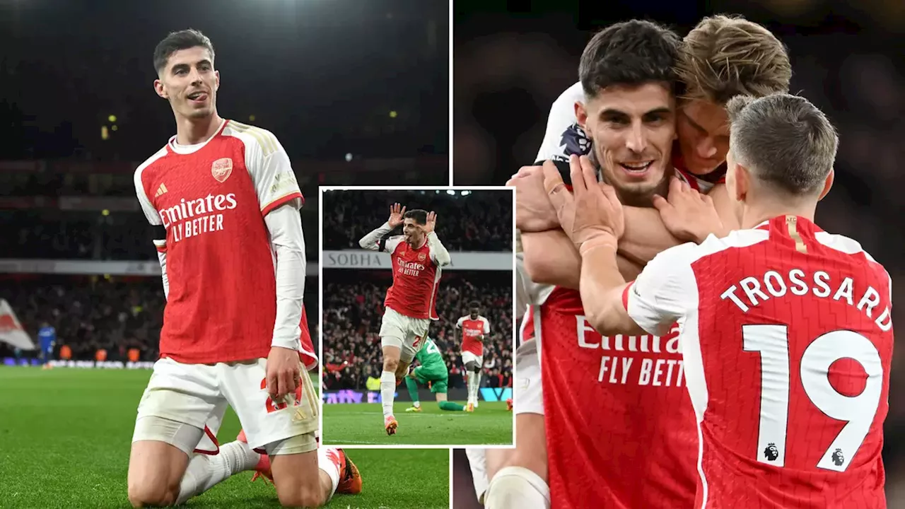 Kai Havertz makes history for Arsenal with brace against former club Chelsea