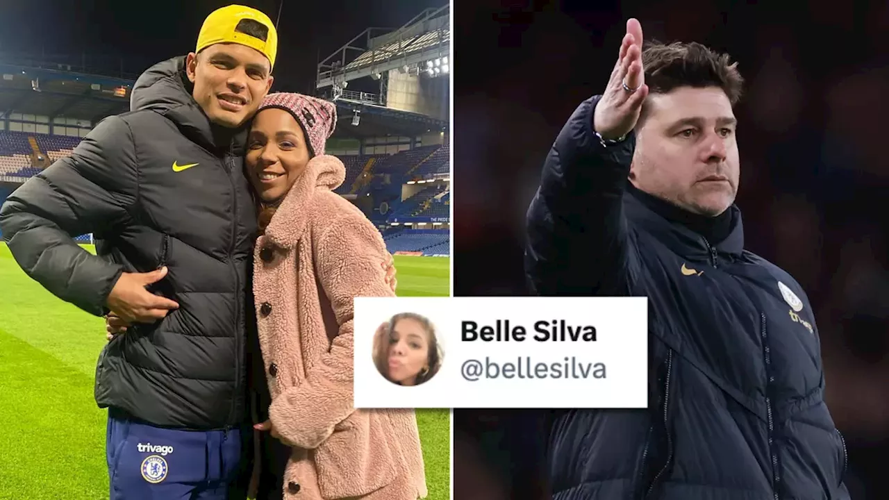 Thiago Silva's wife posts damning message after Chelsea are destroyed 5-0 by Arsenal