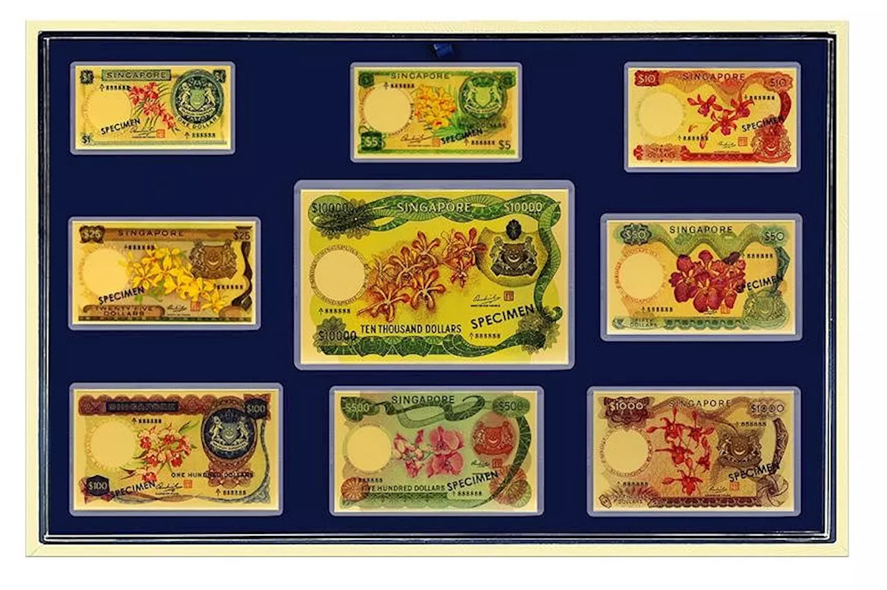 Singapore Mint launches souvenir sets featuring the Republic’s first series of currency notes