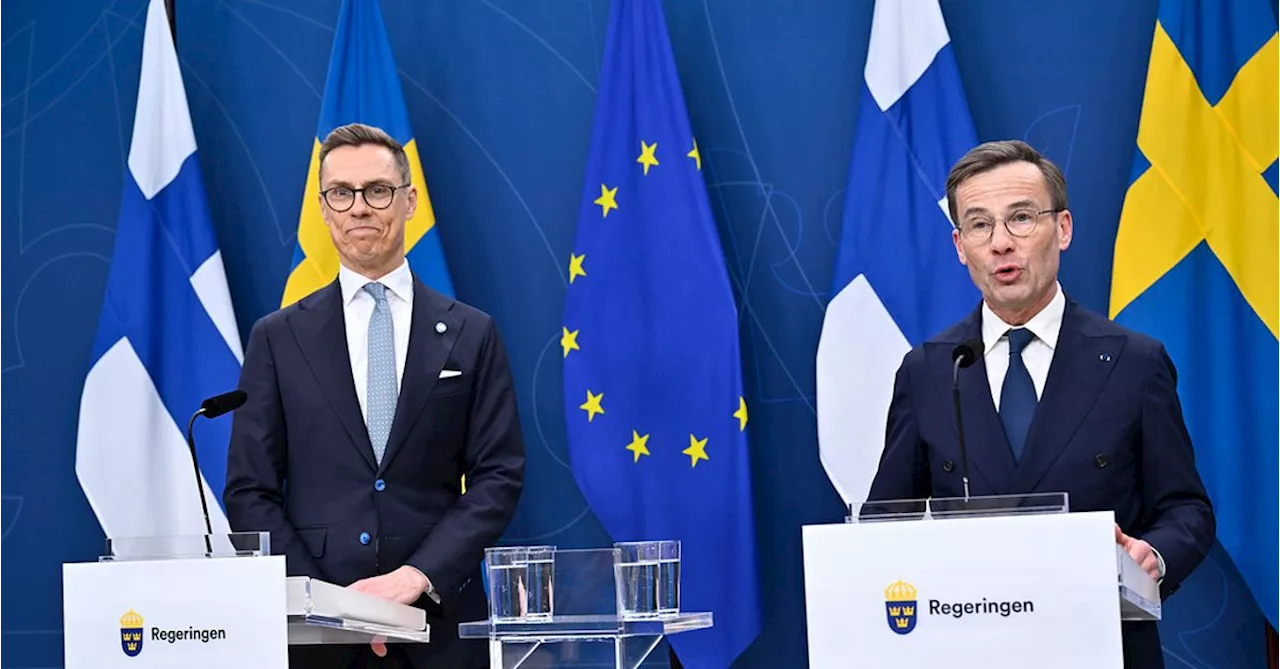 Finlands president på sitt första statsbesök i Sverige