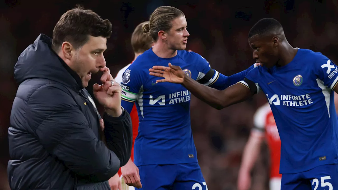 Mauricio Pochettino apologises to Chelsea fans for ‘unacceptable’ and ‘soft’ performance in Arsenal humilia...