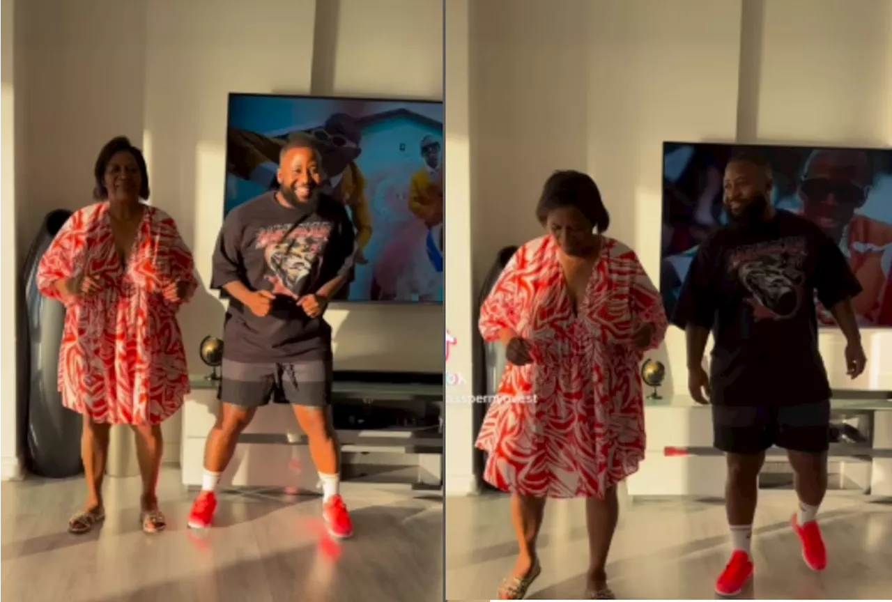 WATCH: Cassper Nyovest and his mother jumps on ‘Tshwala Bami’ dance challenge