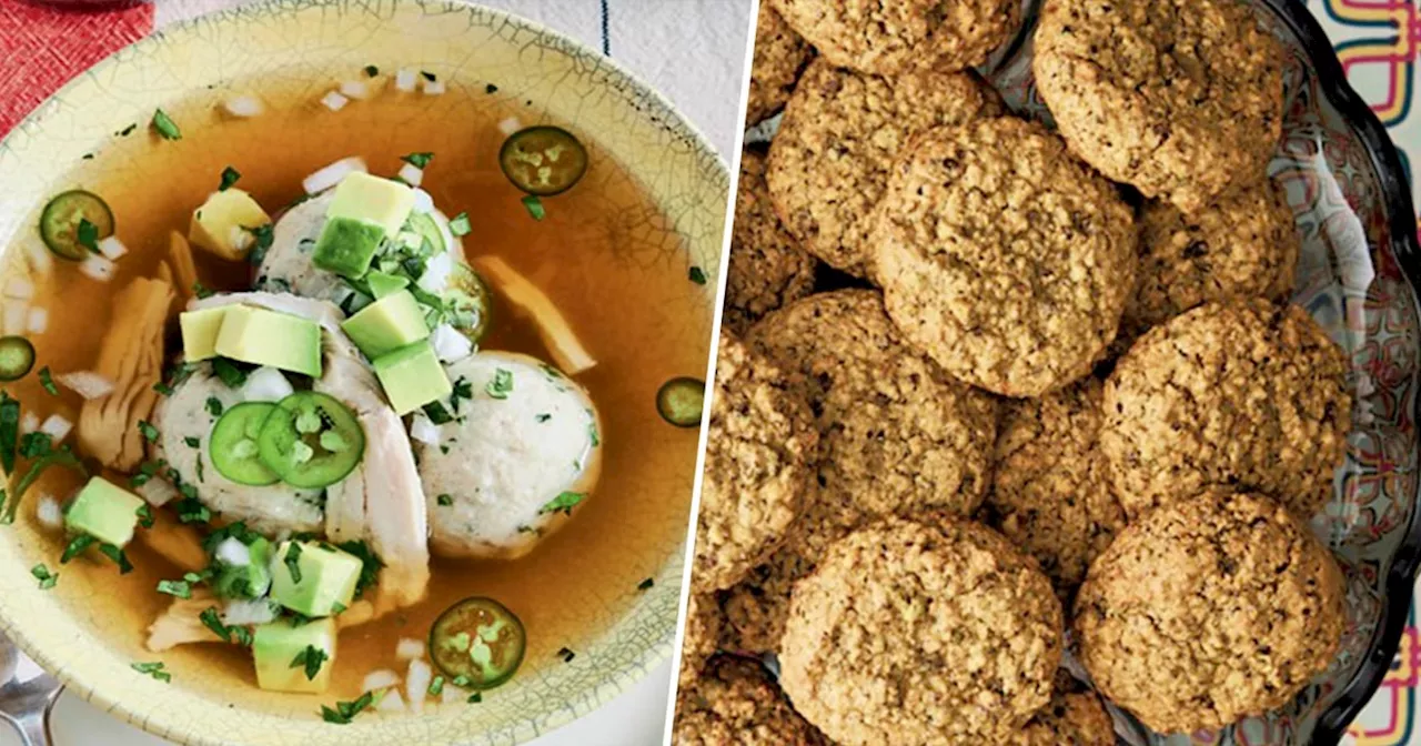 Pistachio Cookies and Spicy Matzo Ball Soup for Passover