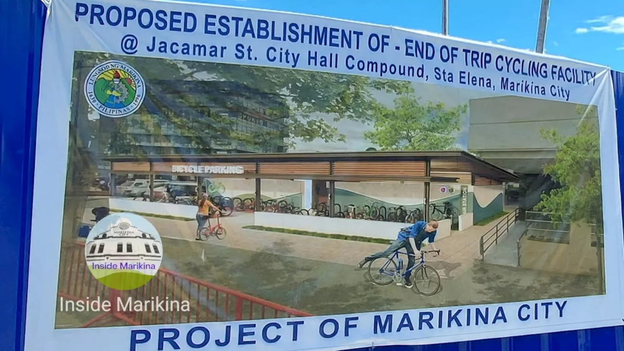 Cyclists can soon park their bikes, take showers at Marikina City’s new facility