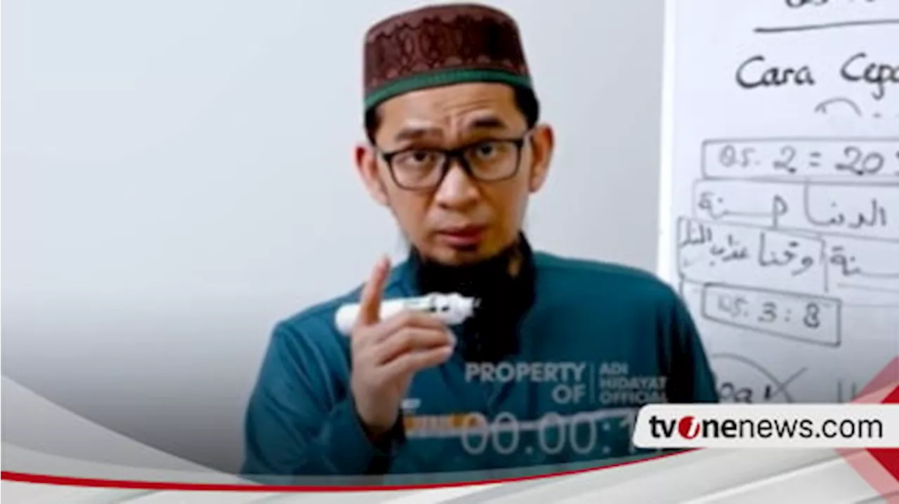 Jangan Tunda-tunda Mengqadha Puasa, Ustaz Adi Hidayat: Anda Tidak Pernah Tahu Umur!