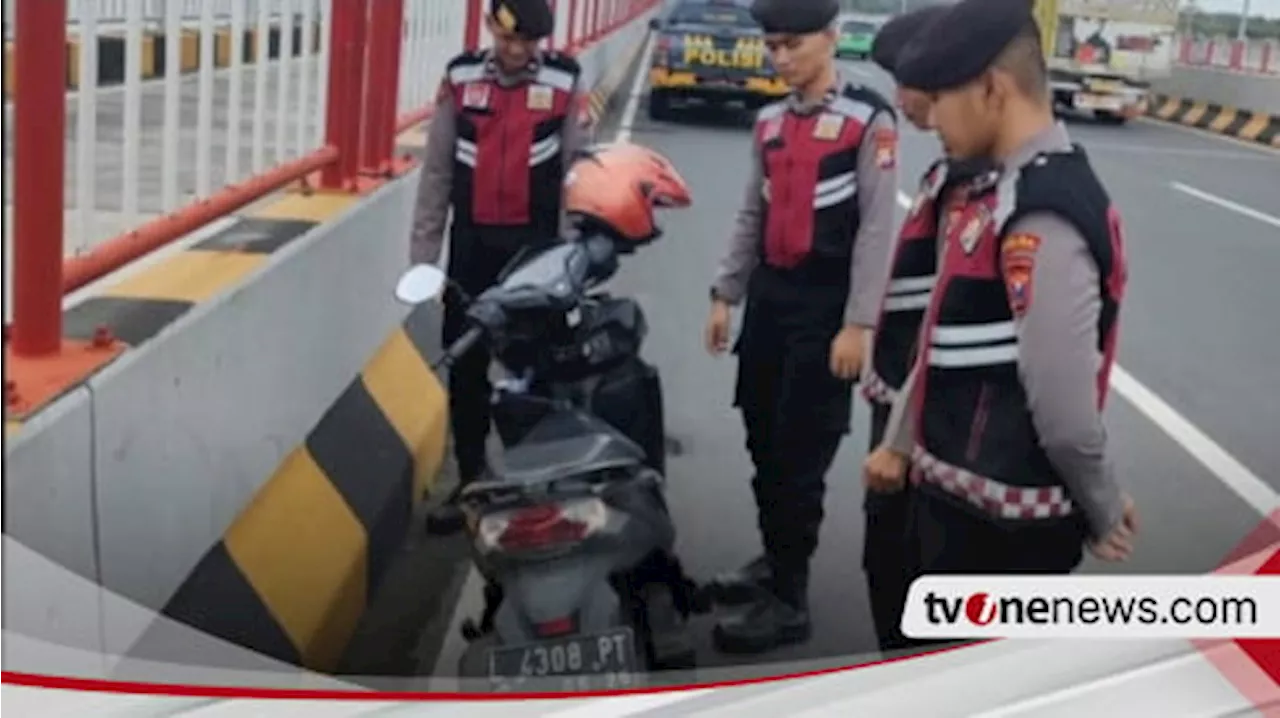 Sepeda Motor Tanpa Pengemudi Ditemukan di Tol Jembatan Suramadu