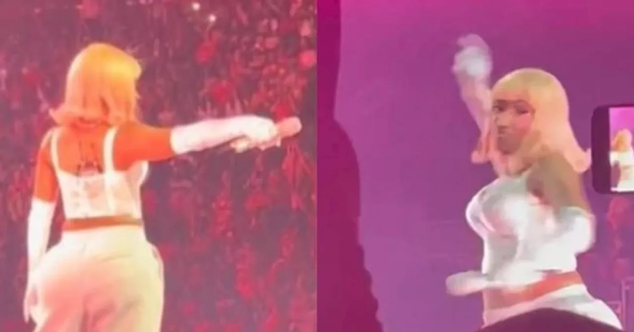 Intentaron golpear a Nicki Minaj en pleno concierto: la rapera sorprendió con su reacción