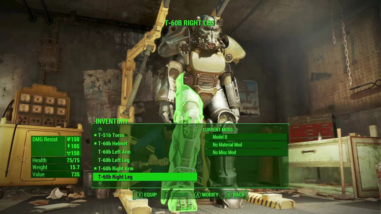 How to exit Power Armor in Fallout 4 and Fallout 76