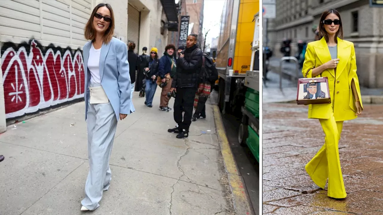 Cómo llevar un blazer elegante con pantalones a la oficina