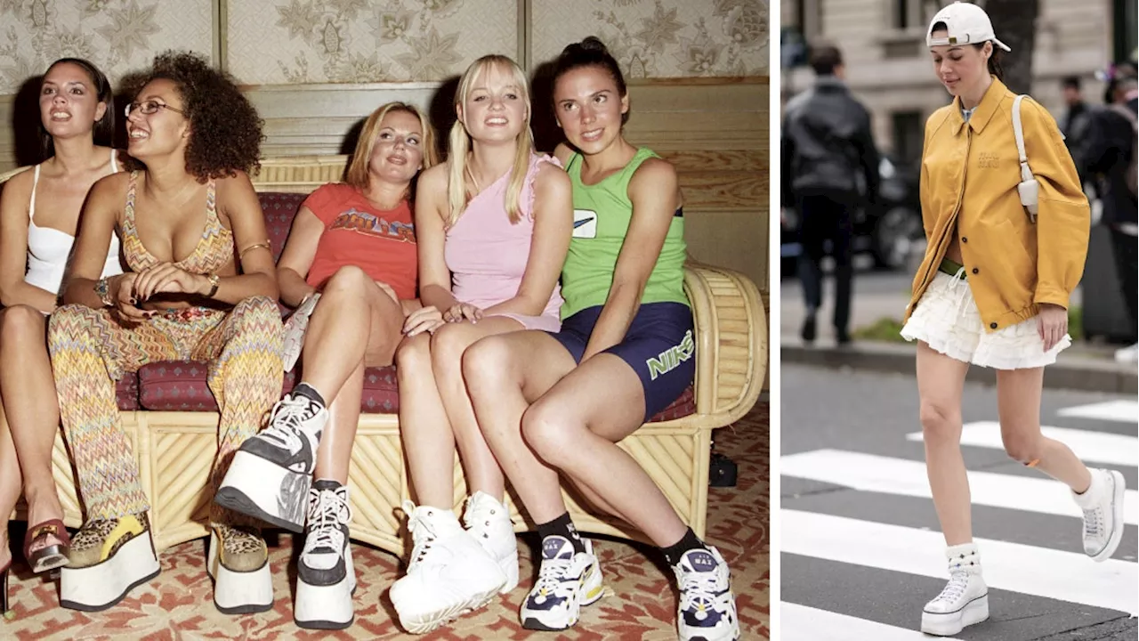 Las Spice Girls llevaron tenis con plataforma en los 90 que vuelven como tendencia de 2024