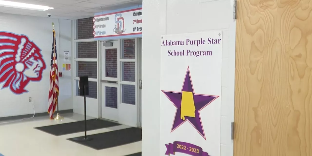 South Dale Middle School recognized as Alabama Purple Star School