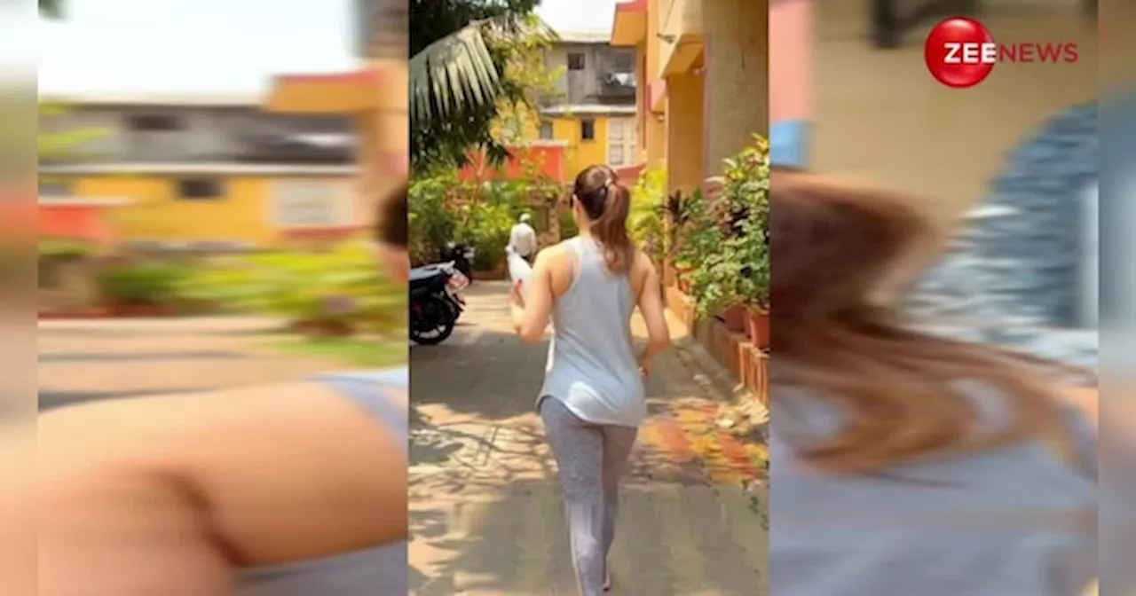 जिम आउटफिट और काला चश्मा लगाकर वर्कआउट करने पहुंची Malaika Arora, कैमरे के सामने दिए मुड़-मुड़कर पोज