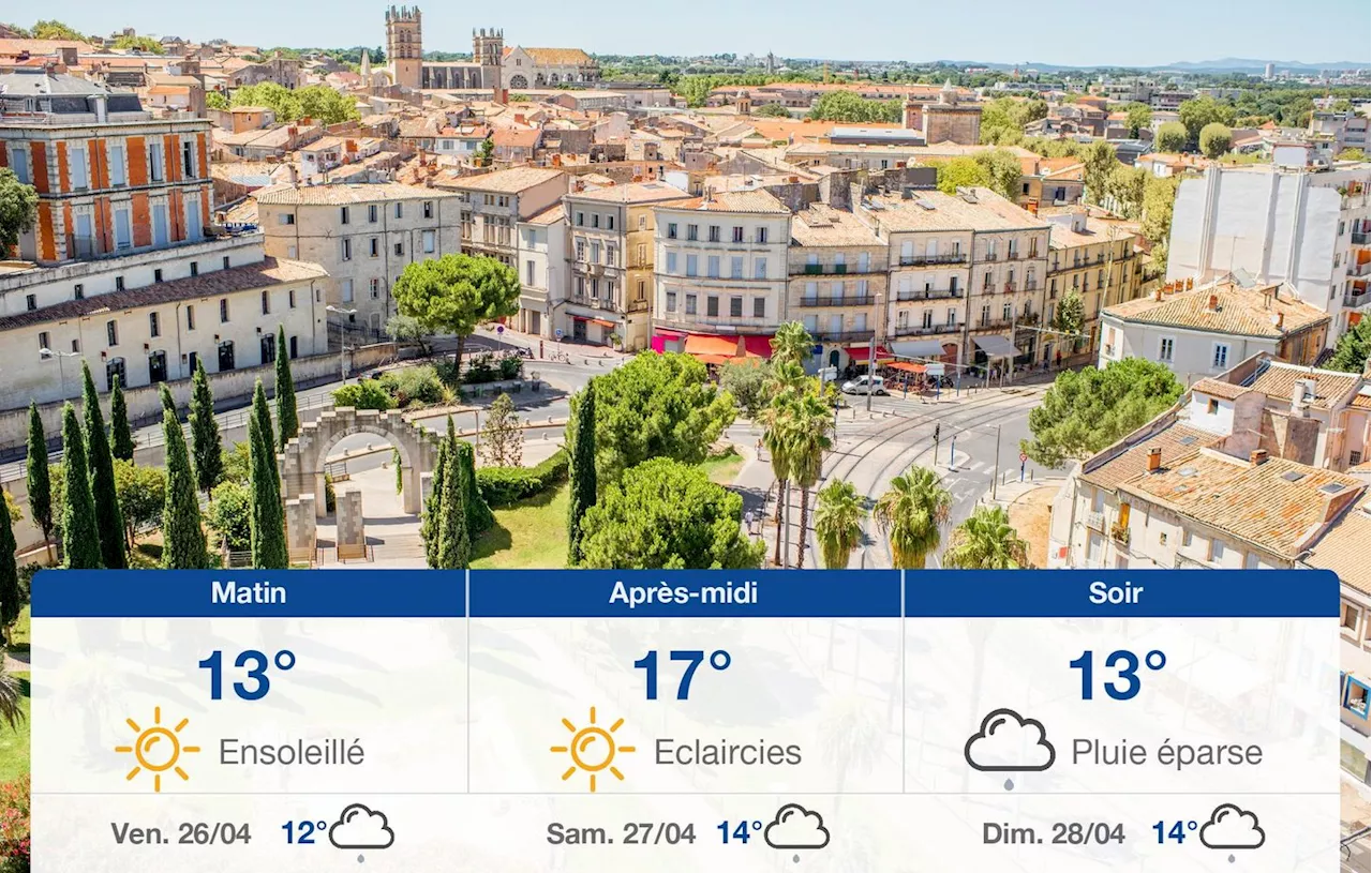 Météo Montpellier: prévisions du jeudi 25 avril 2024