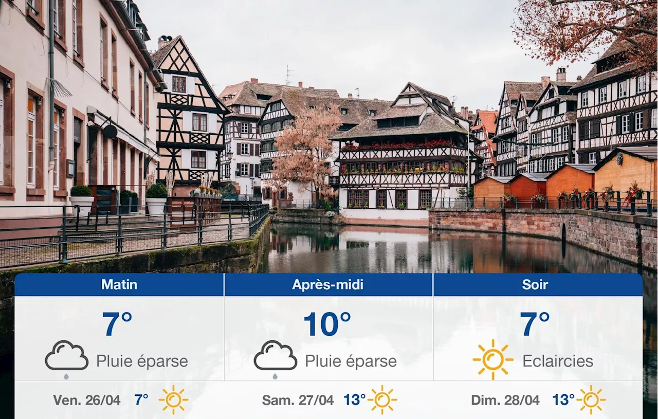 Météo Strasbourg: prévisions du jeudi 25 avril 2024