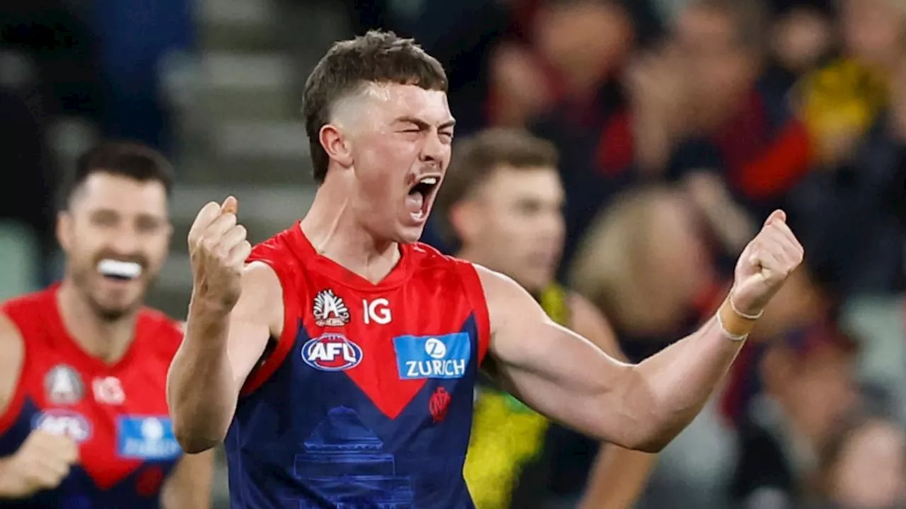 Daniel Turner’s rare goals floor teammates as Melbourne defeat Richmond