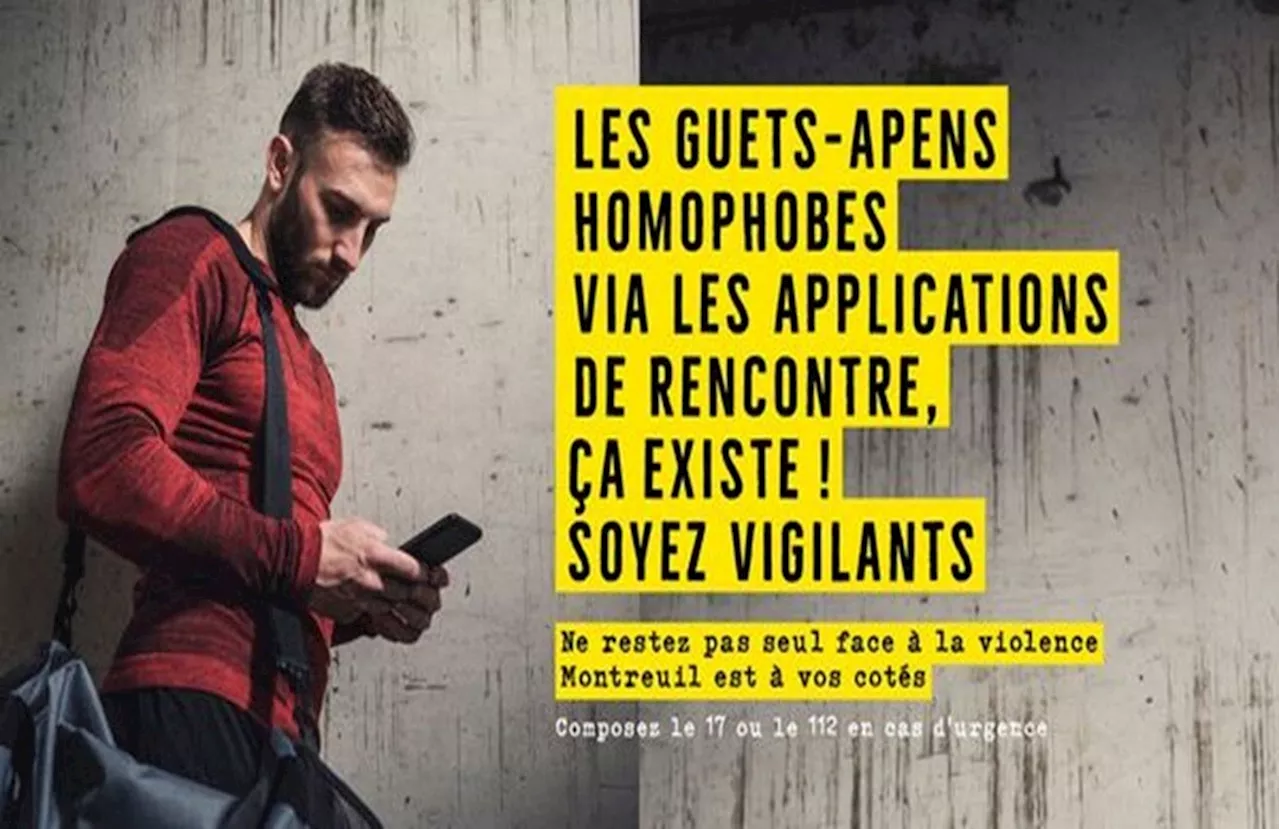 Montreuil lance une campagne de sensibilisation aux guet-apens homophobes : 'Il faut renverser la tendance'