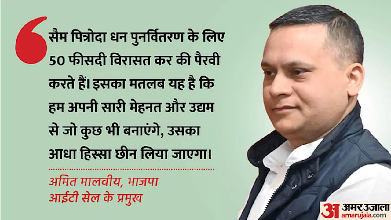 विरासत टैक्स पर छिड़ी बहस: 'कांग्रेस की नीतियां देश को बर्बाद करने वाली', सैम पित्रोदा के बयान पर भड़की भाजपा