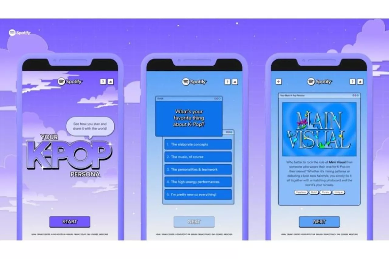 Dapatkan 'role' di grup K-Pop lewat fitur 'Your K-Pop Persona' Spotify