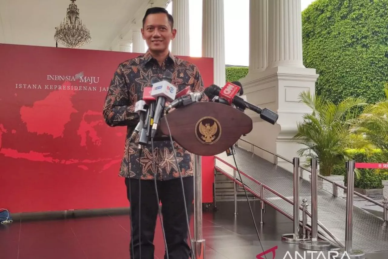 Jokowi minta AHY selesaikan 2.086 hektare lahan bermasalah di IKN