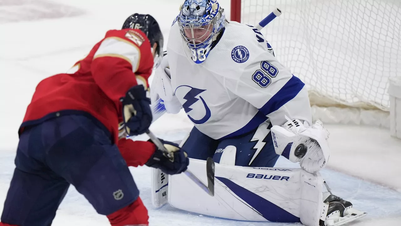 Verhaeghe wins it in OT for the Panthers, who top Lightning 3-2