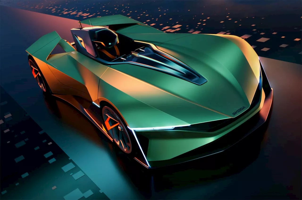 Skoda reveals wild all-electric Vision Gran Turismo concept