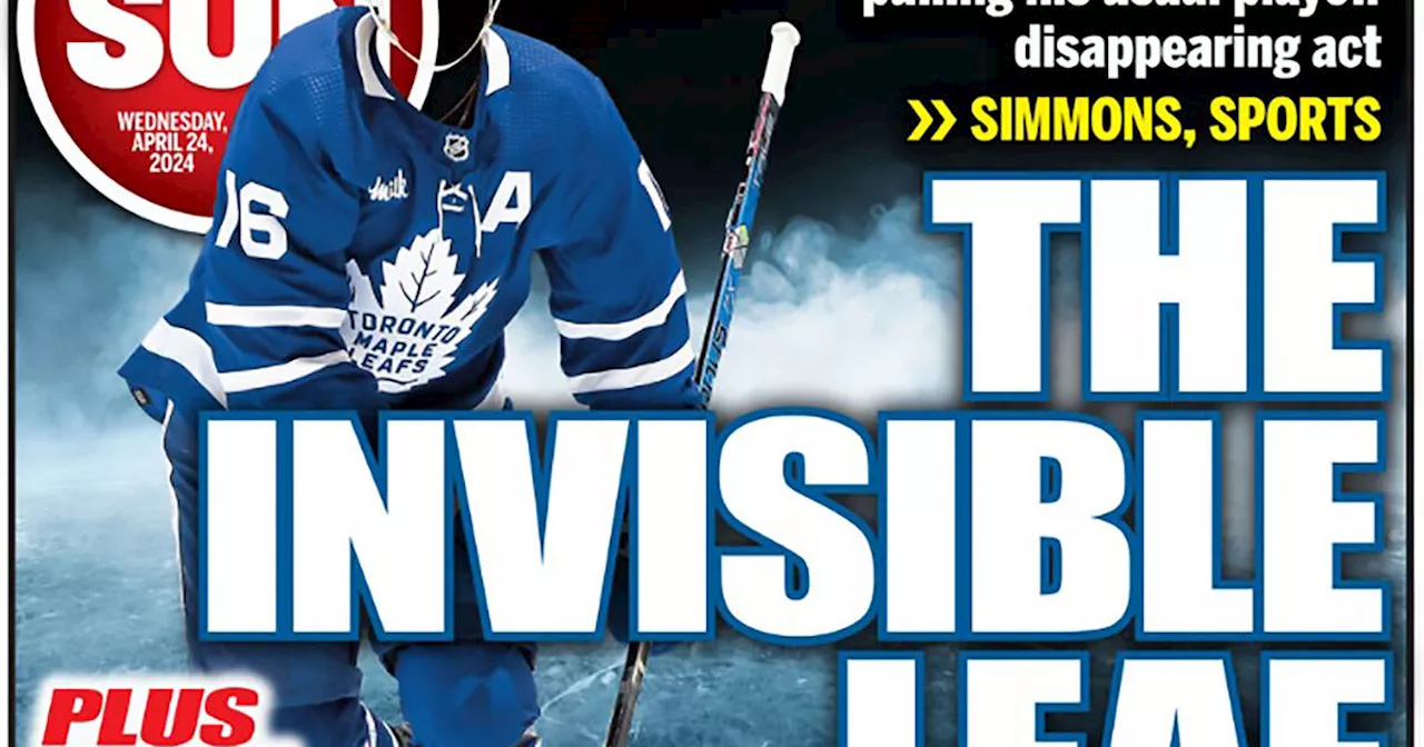 Toronto Sun receiving heavy backlash for latest Leafs cover page