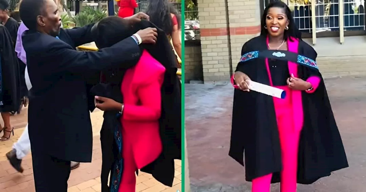 Varsity Student Appreciates Supportive Uncle on Graduation Day, Video Evokes Emotions Online