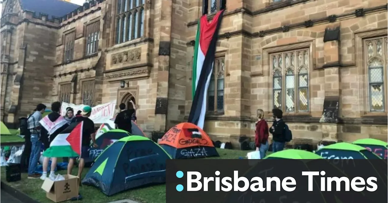 ‘Our university is scared’: Sydney Uni students join wave of US college encampments