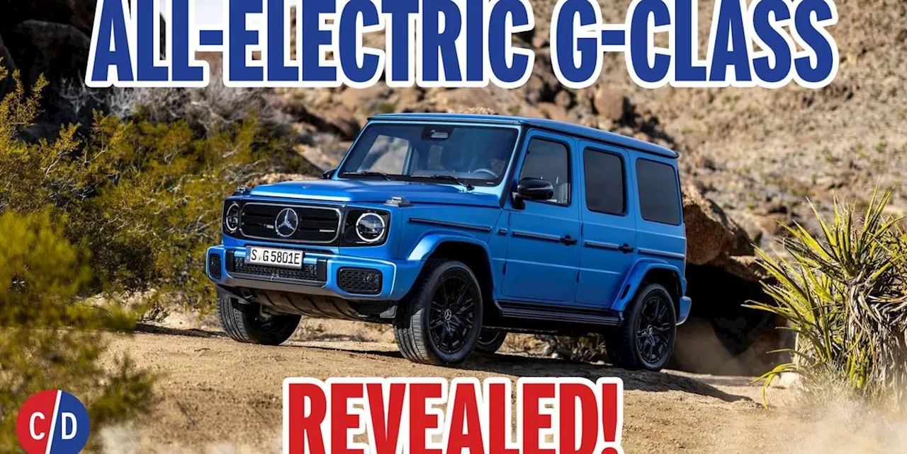 2025 Mercedes Electric G-Wagen Rolls Out, Retaining Its Intimidating Proportions