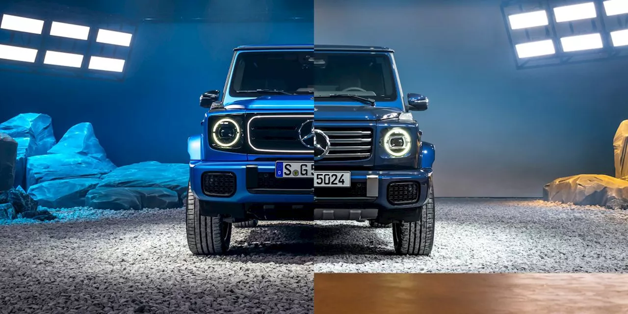 2025 Mercedes G-Class EV vs. 2025 Mercedes G550: How They Compare