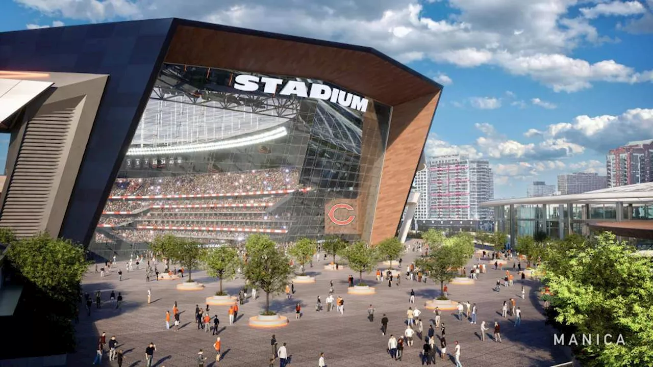 Chicago Bears unveil lakefront stadium plans; ‘I remain skeptical,’ Pritzker says