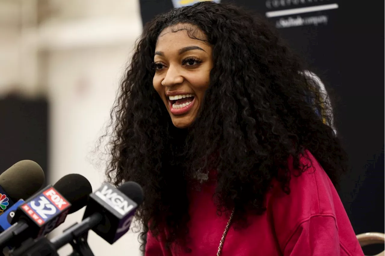 Photos: Chicago Sky draftees Angel Reese, Brynna Maxwell introduced