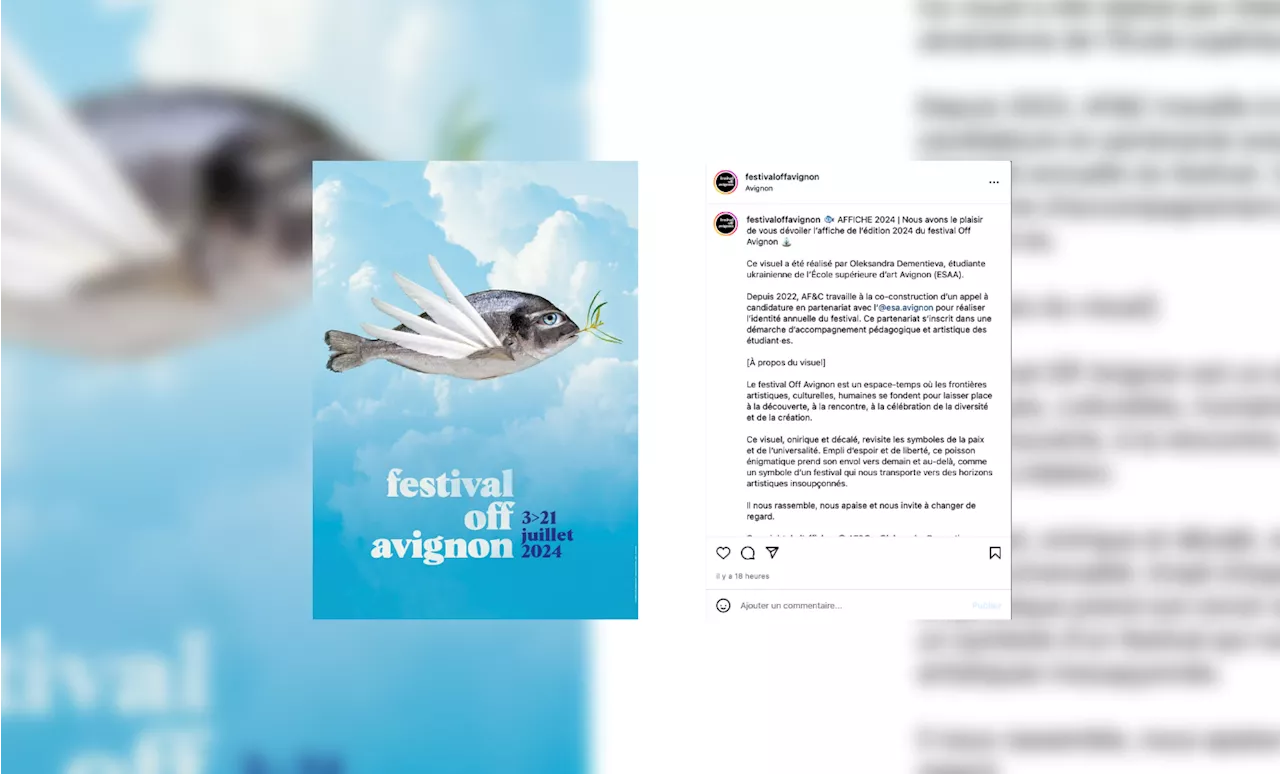 Théâtre : le festival Off d'Avignon dévoile une affiche 2024 symbolique