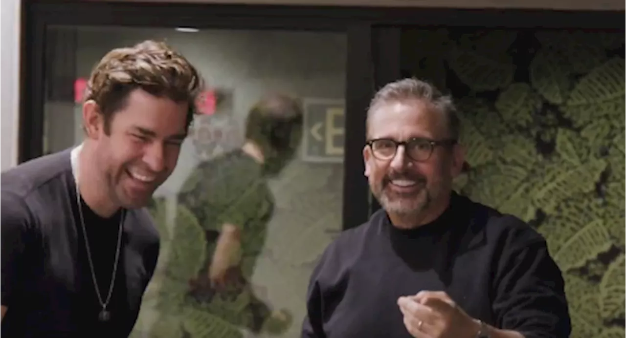 John Krasinski e Steve Carell, de “The Office”, se reencontram em novo filme