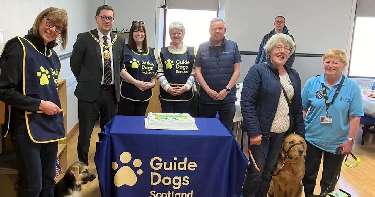 Provost joins Guide Dogs North Lanarkshire's Every Cuppa Counts event