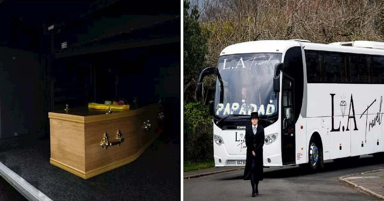 Scot takes coach to own funeral to experience 'one last ride'