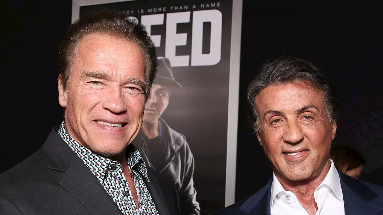 Arnold Schwarzenegger and Sylvester Stallone reveal they once 'competed' to see which action star...