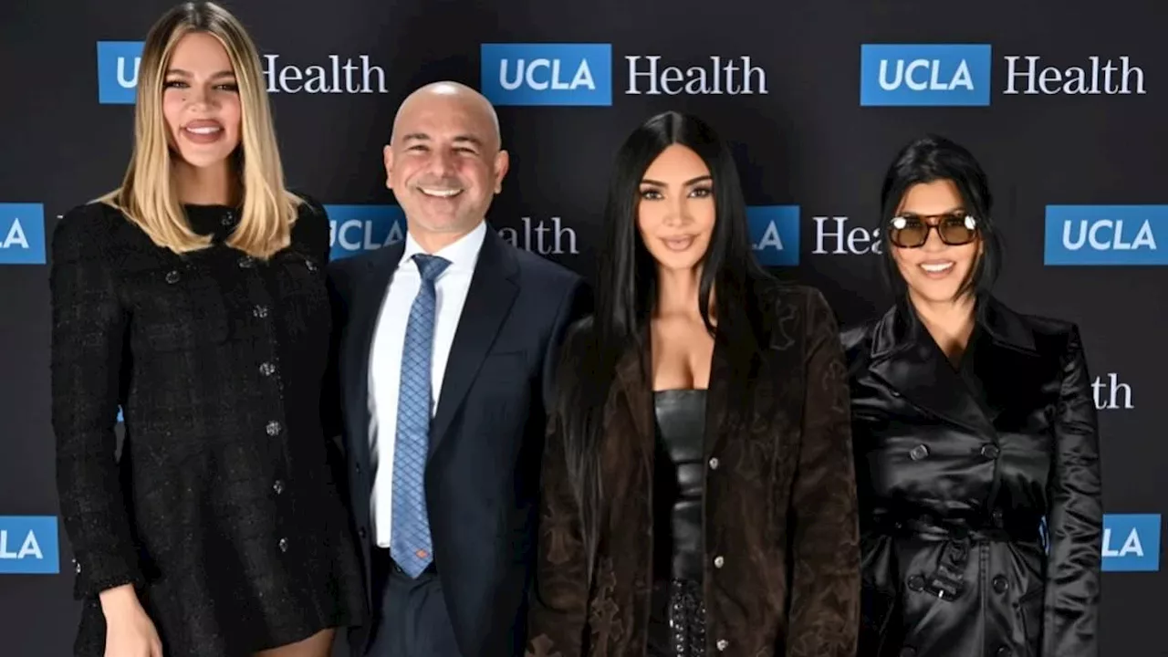 Kim, Khloe and Kourtney Kardashian attend the 5th anniversary commemoration of the UCLA Robert G...