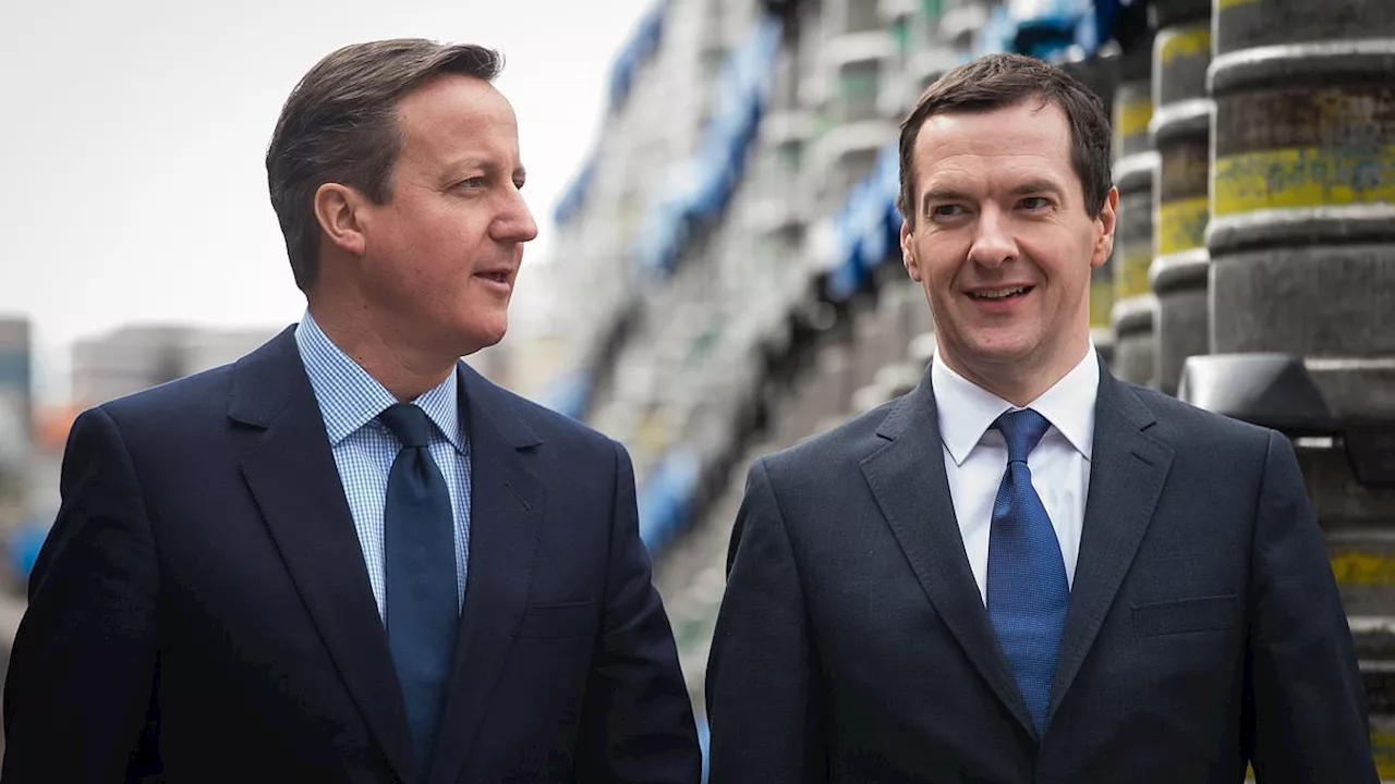 Cameron rebukes old ally Osborne over praise for Labour's Reeves