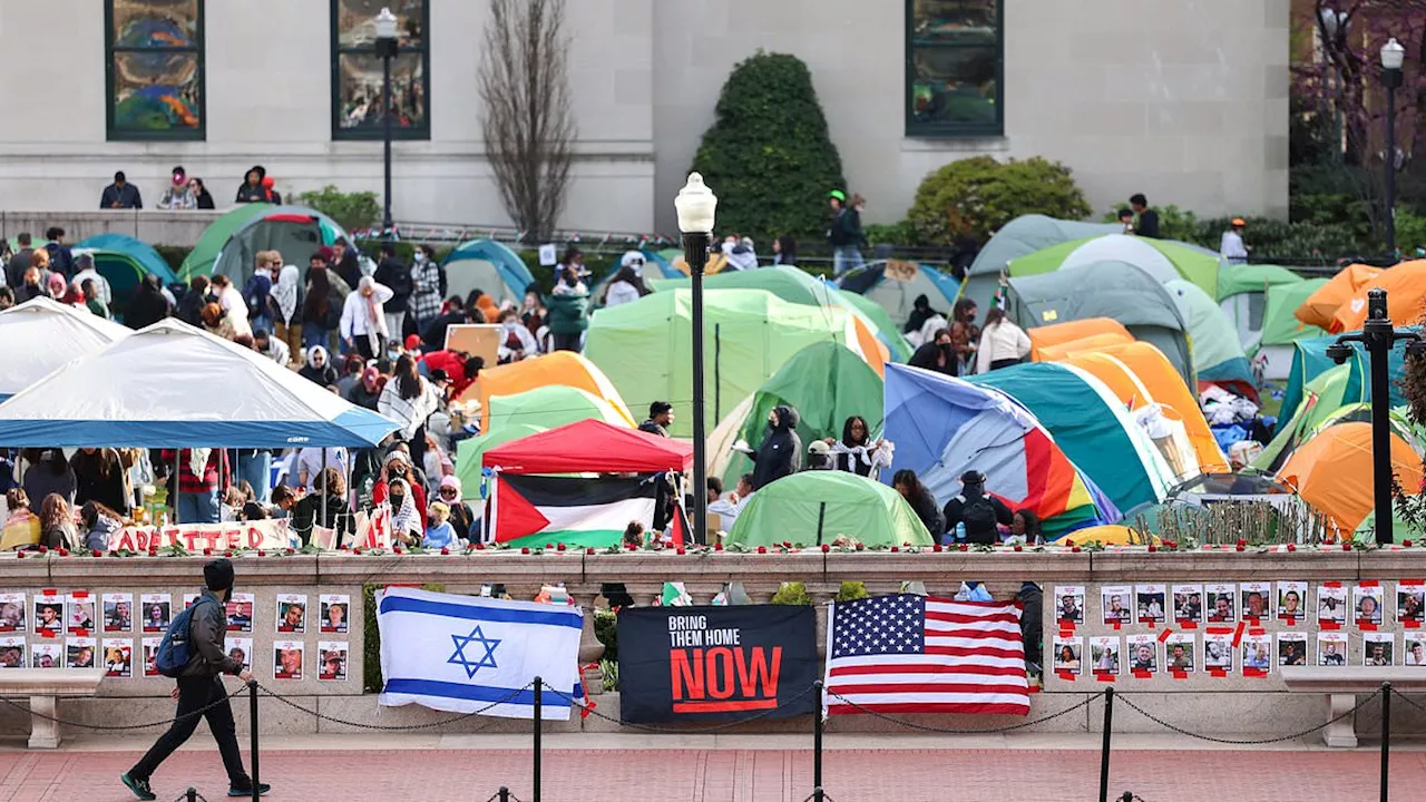 Columbia President demands protesters clear encampment by midnight