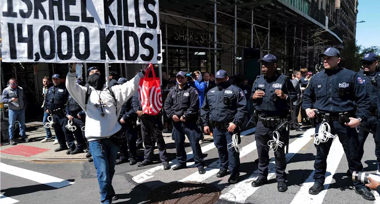 Autoridades desalojan a manifestantes propalestinos y arresta a 10, reportan medios