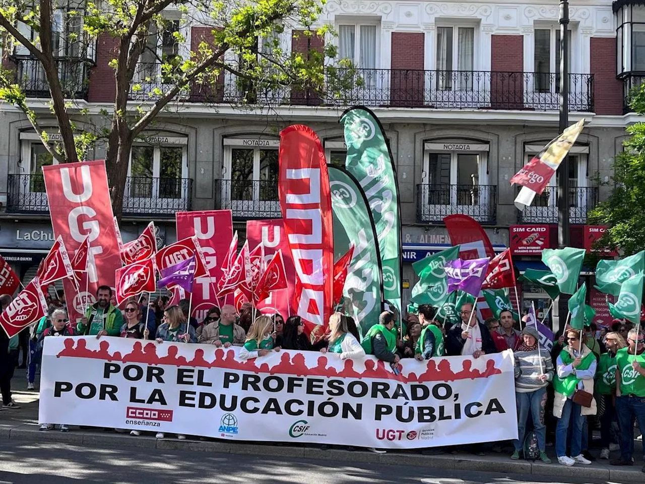 Educación y Sanidad convertirán mayo en un mes caliente en la Comunidad de Madrid