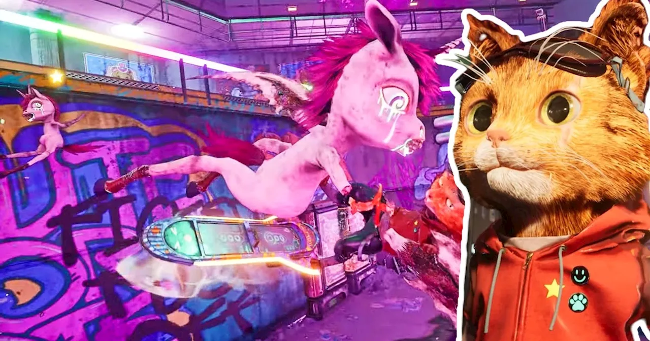 Gori: Cuddly Carnage ist Cyberpunk 2077 aber mit Katzen und Psycho-Plüschtieren