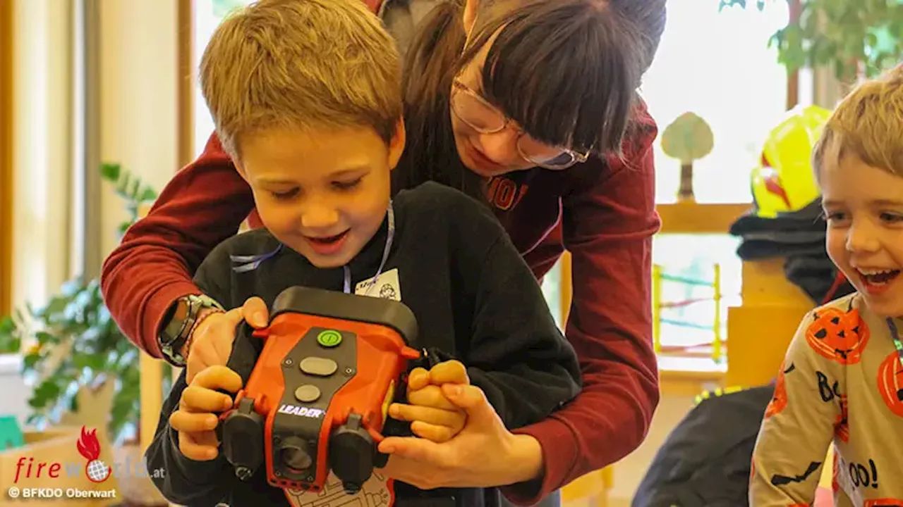 Bgld: Diplomarbeit “Gemeinsam.Sicher.Feuerwehr” im Kindergarten → Tag der kleinen Helden in Oberwart