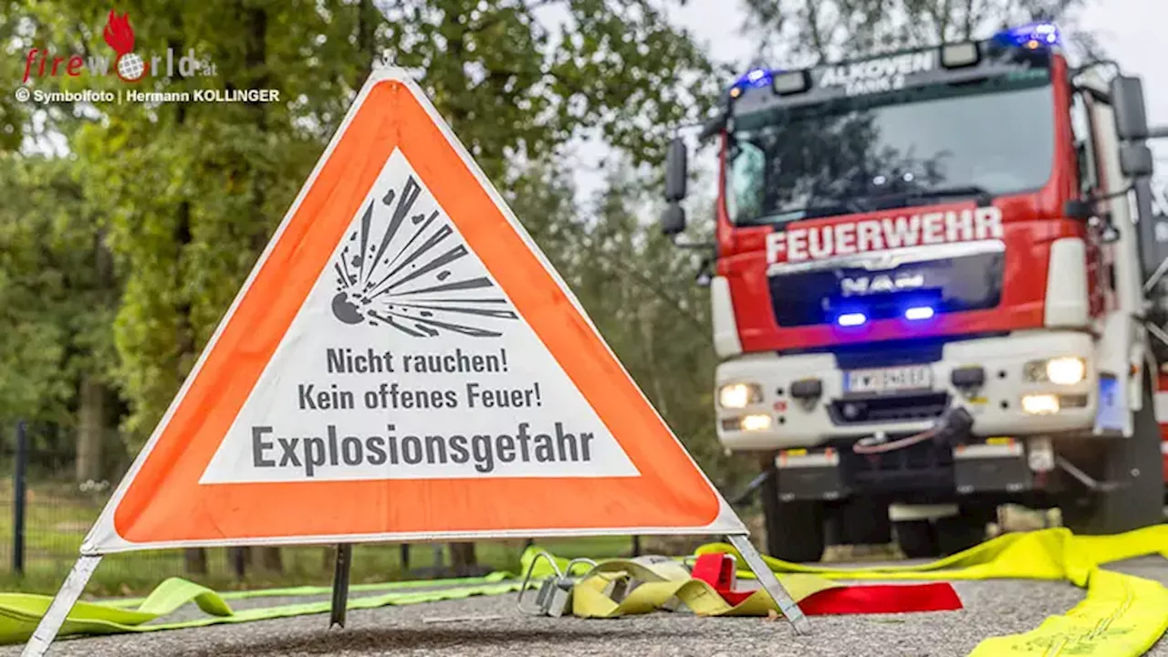 Vbg: Angebaggerte Leitung setzt größere Gaswolke in Frastanz frei