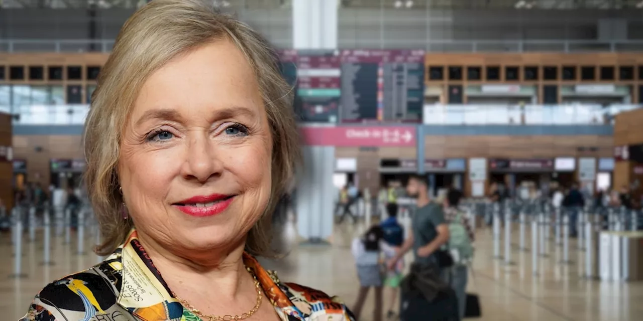 „Tatort“-Star ChrisTine Urspruch stritt am Flughafen mit wartenden Passagieren