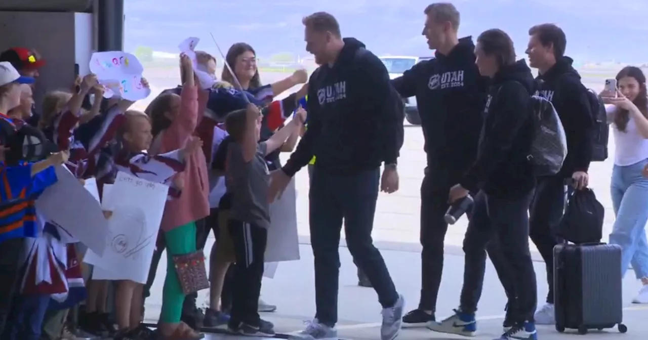 Utah's NHL players arrive; get first look at new Salt Lake City home, fan enthusiasm