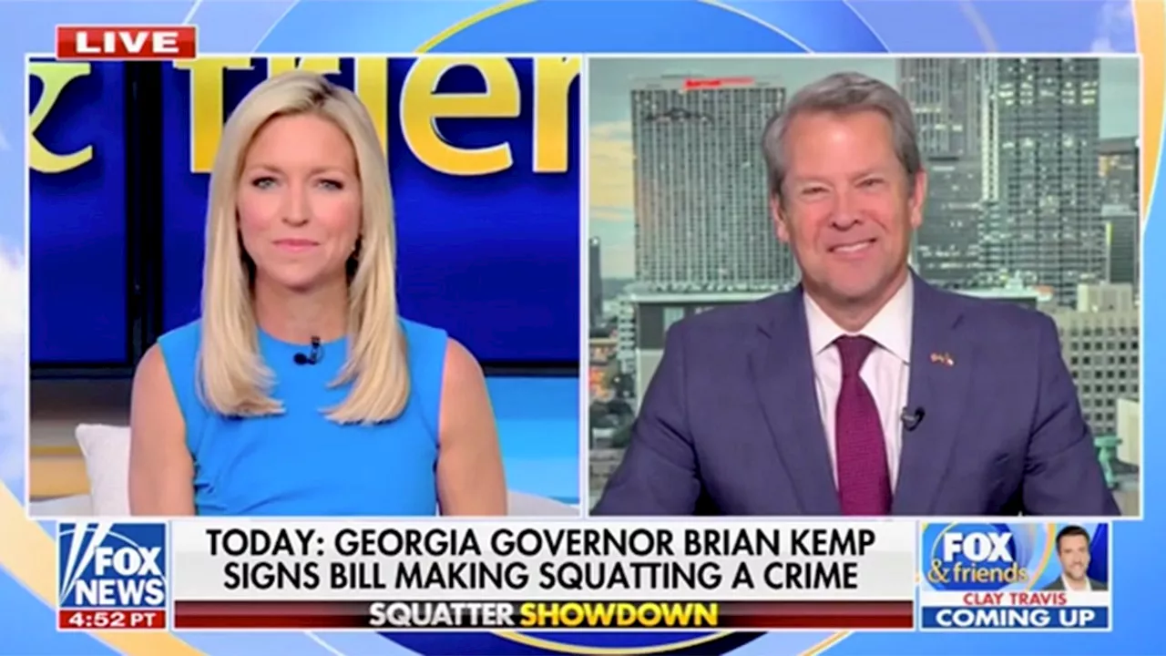 Gov. Brian Kemp signing a bill to make squatting a crime in Georgia: 'This is insanity'