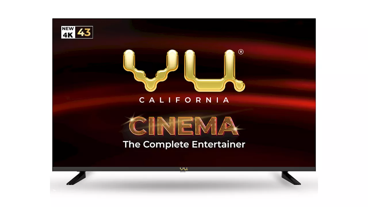 Vu Cinema TV 2024 Edition launched in India with 4K display, 50W speakers, webOS